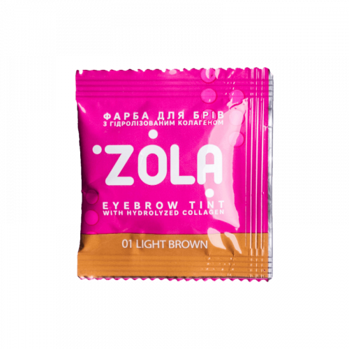 ZOLA ТІНТ ДЛЯ БРІВ З КОЛАГЕНОМ 01 СВІТЛО-КОРИЧНЯВИЙ 5МЛ 05310