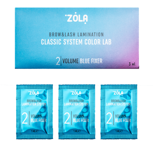 ZOLA Color Lab Set in Sachet 02 Volume Blue Fixer (3 x 1 ml) 05676