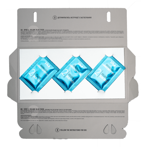 ZOLA Color Lab Set in Sachet 02 Volume Blue Fixer (3 x 1 ml) 05676