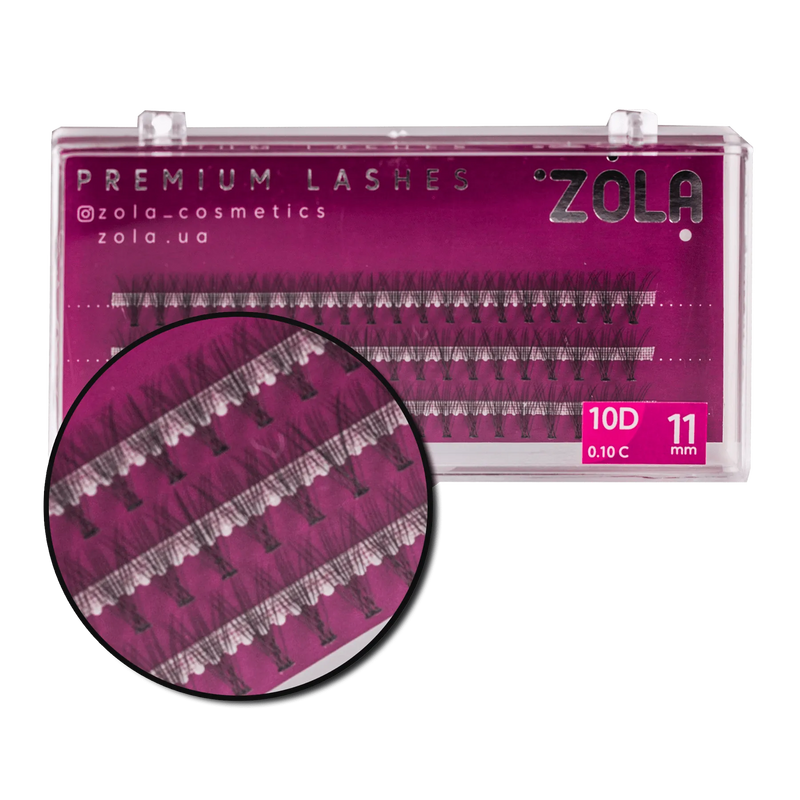 Вії Zola Bunches 10D, 11 мм 05333