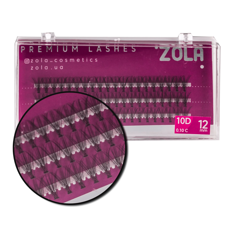 Zola Bunches Eyelashes 10D, 12 mm 05334