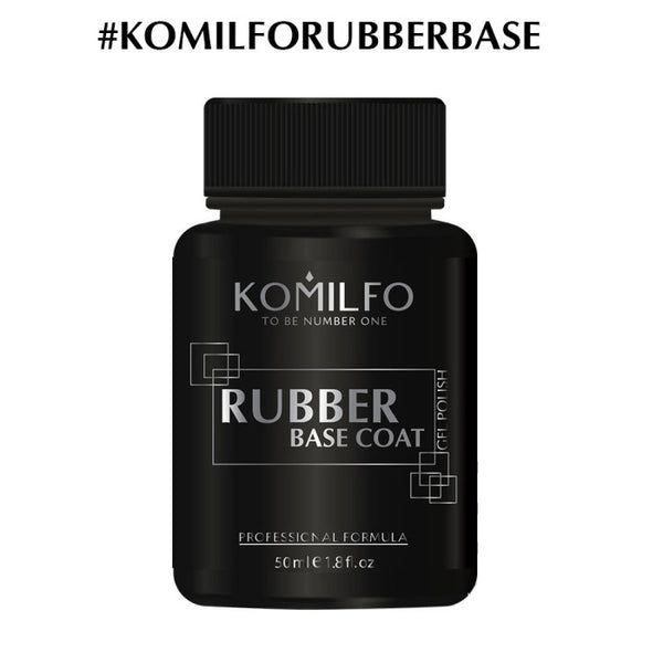 KOMILFO RUBBER BASE - РЕЗУМОВА ОСНОВА ДЛЯ ГЕЛЬ-ЛАКУ, 50 МЛ (БОЧОК)