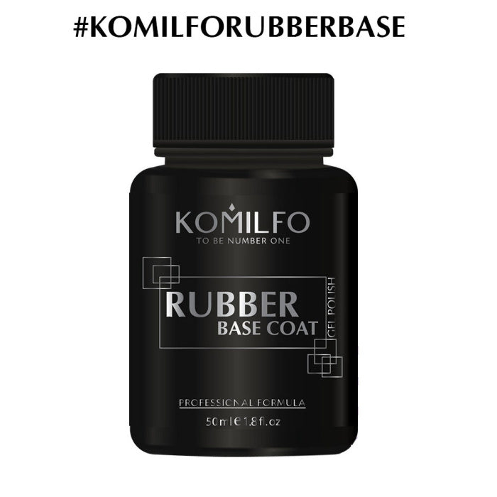 KOMILFO RUBBER BASE - РЕЗУМОВА ОСНОВА ДЛЯ ГЕЛЬ-ЛАКУ, 50 МЛ (БОЧОК)