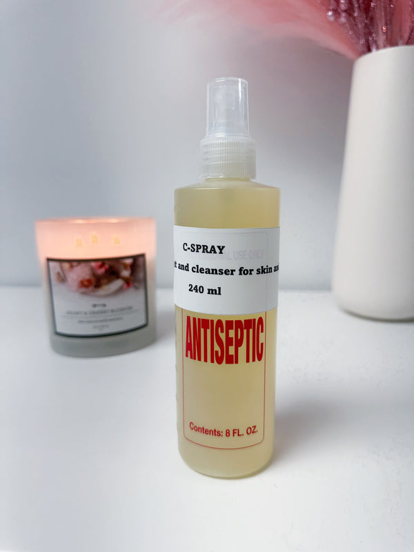 Antiseptic for manicure and pedicure.