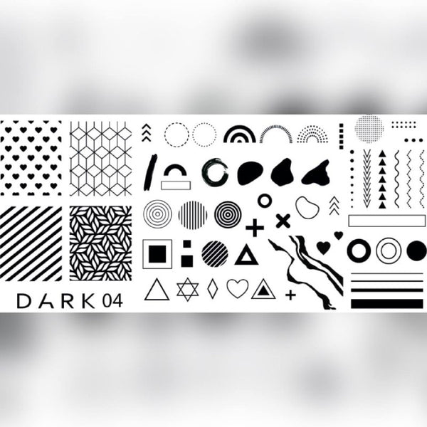 DARK 04 STAMPING PLATE  Article : DARK04
