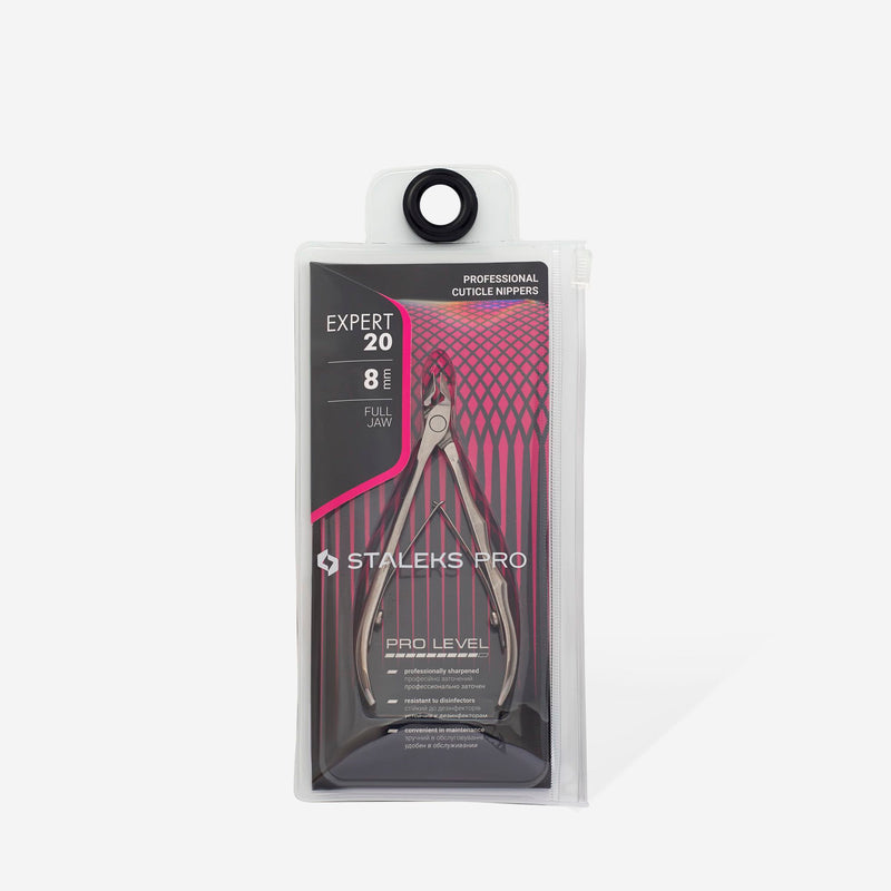 Professional cuticle nippers Staleks Pro Expert 20, 8 mm NE-20-8