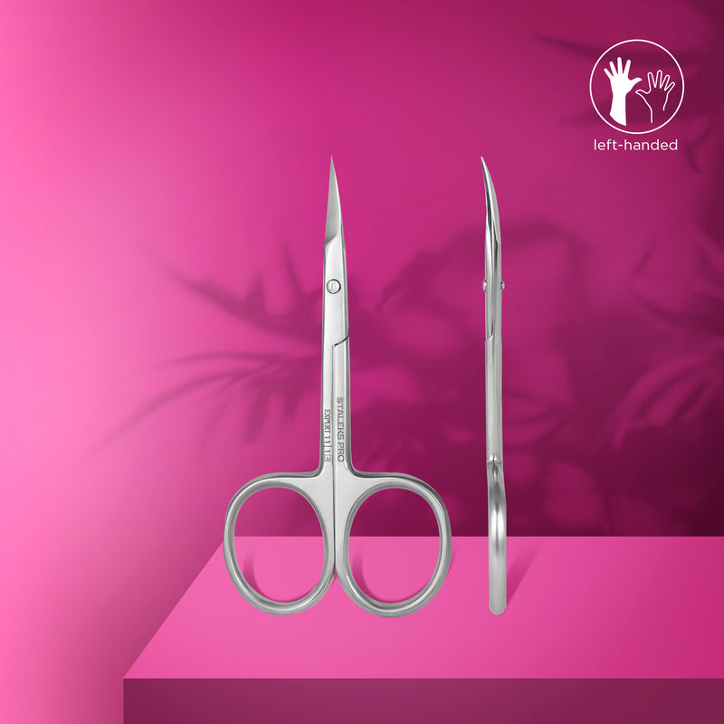 Professional cuticle scissors for left-handed users Staleks Pro Expert 11 Type 1 SE-11/1