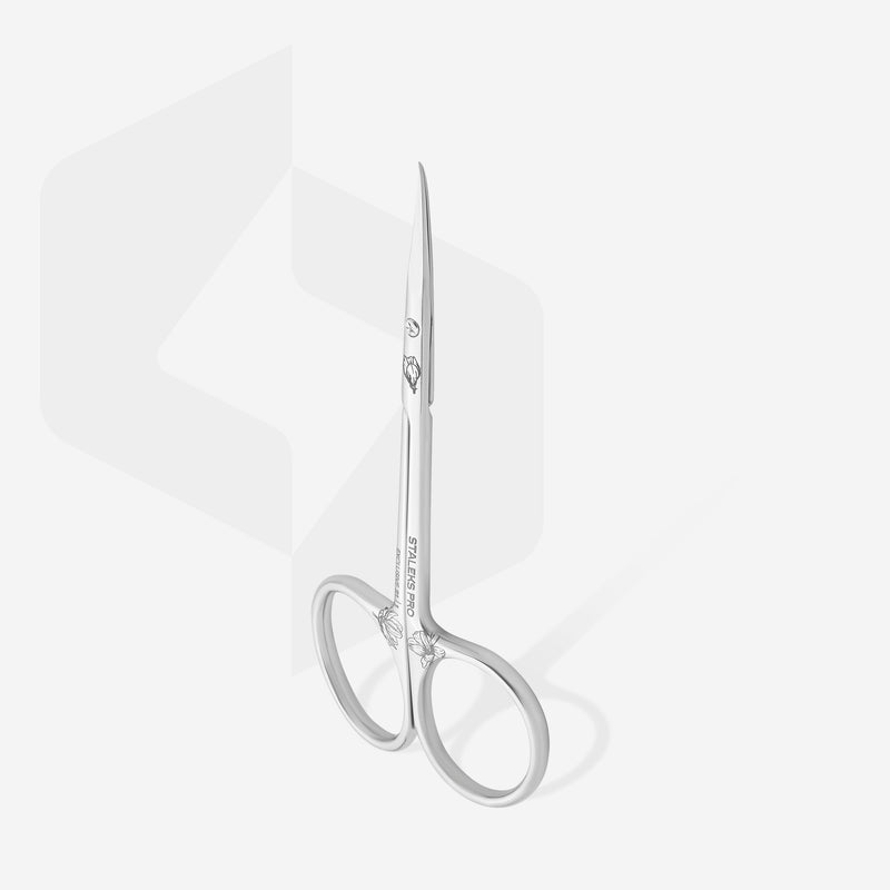 Professional cuticle scissors Staleks Pro Exclusive 21 Type 1 (Magnolia) SX-21/1m