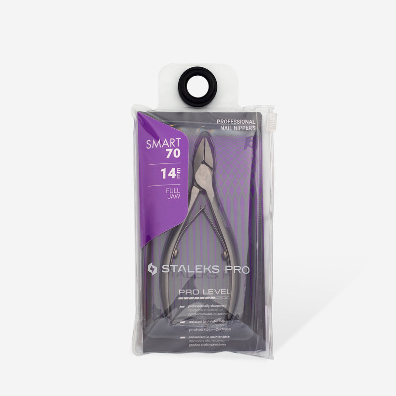 Кусачки для ногтей профессиональные Staleks Pro Smart 70, 14 мм NS-70-14