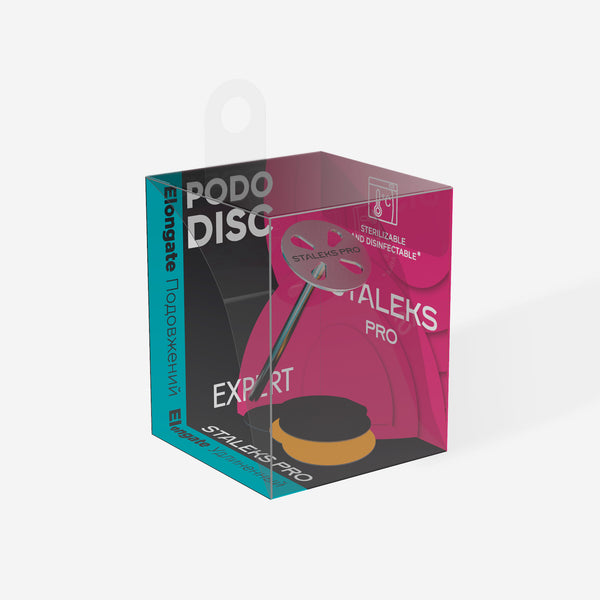 Pedicure disc extended Pododisc Staleks Pro S complete with removable file 180 grit 5 pc (15 mm), set PDLset-15