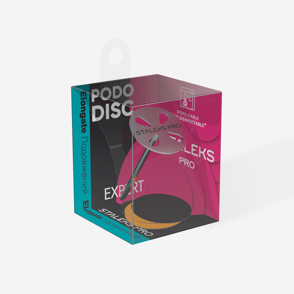 Pedicure disc extended Pododisc Staleks Pro M complete with removable file 180 grit 5 pc (20 mm), set    PDLset-20