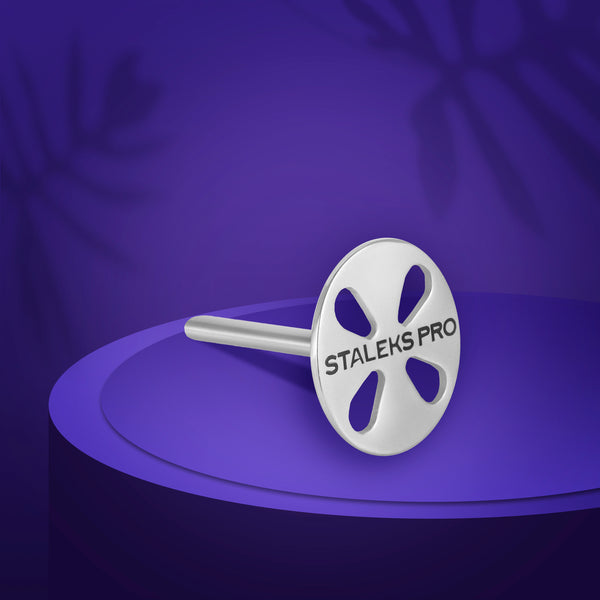 STALEKS Pedicure disc Pododisc Staleks Pro L and set of disposable file 180 grit 5 pc (25 mm) PDset-25