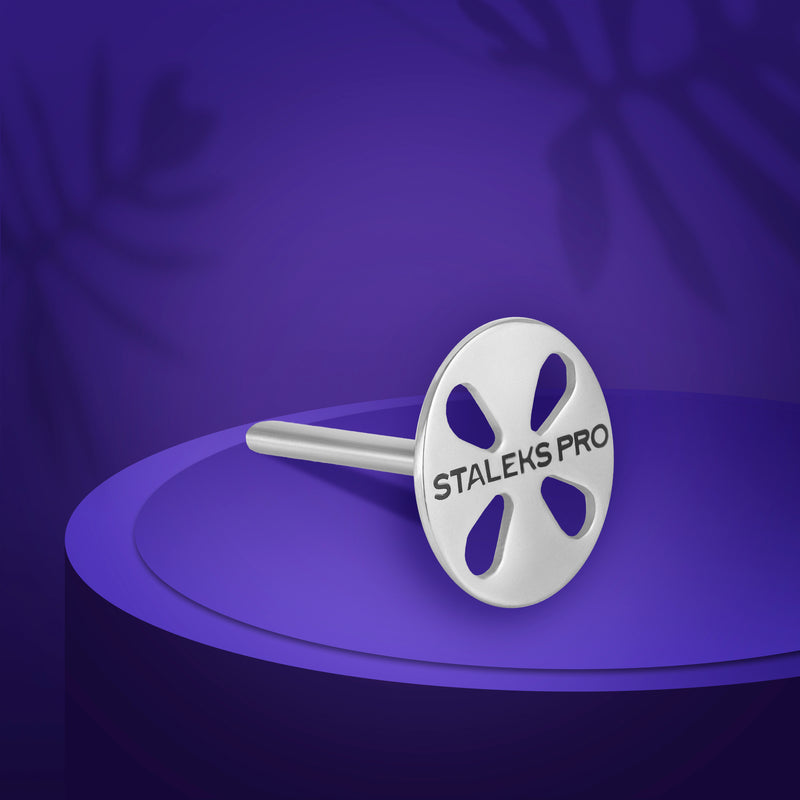 STALEKS Диск для педикюру Pododisc Staleks Pro L і набір одноразових пилок 180 грит 5 шт (25 мм) PDset-25
